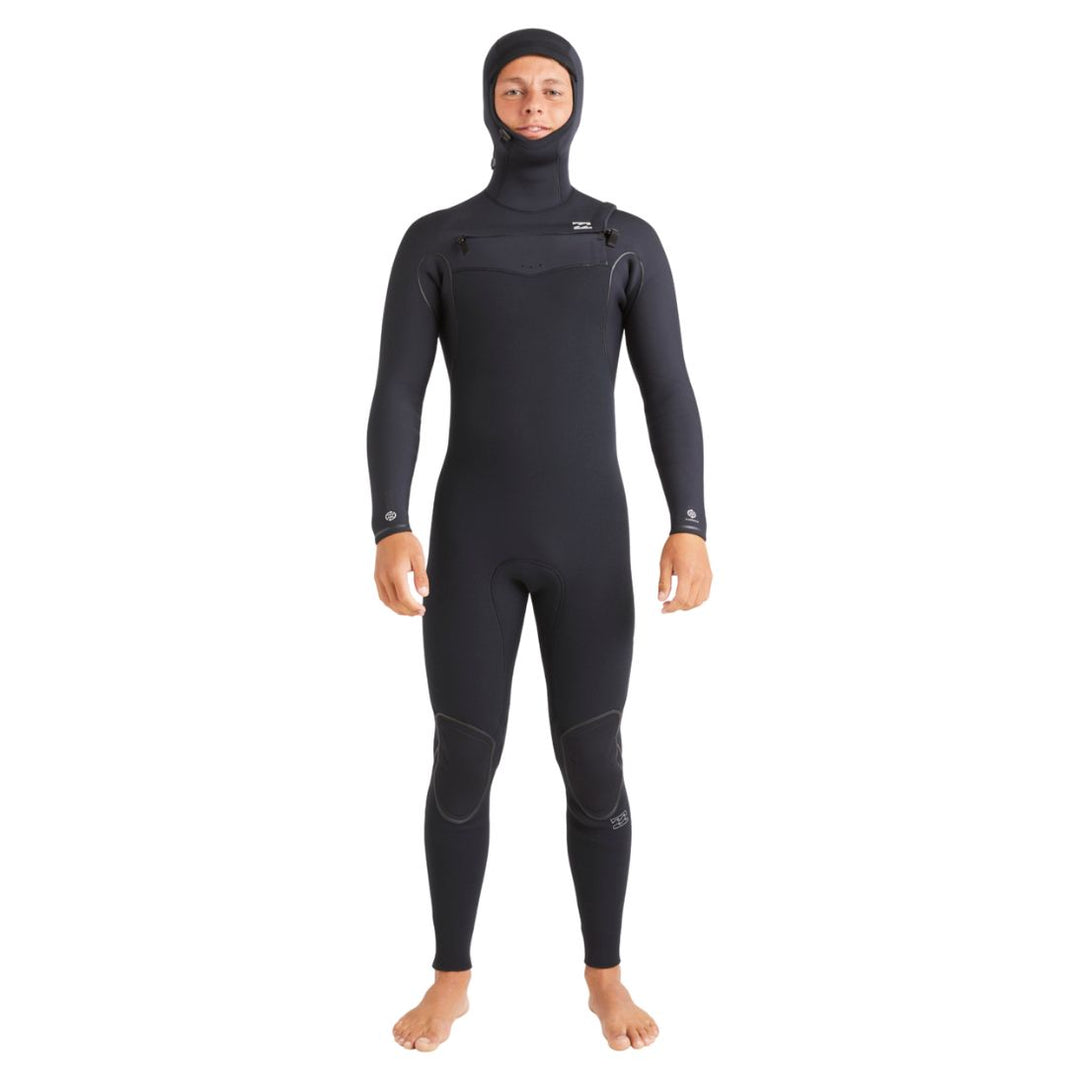 Billabong Mens Furnace Natural 5/4mm Hooded Wetsuit