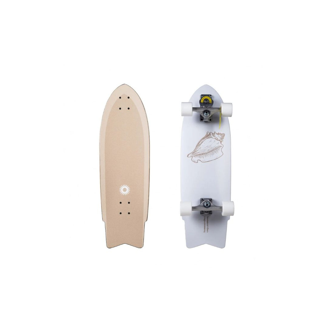 Summer-Vibes-White-Beach-Skateboard-Powered-by-Smoothstar-Surfskate