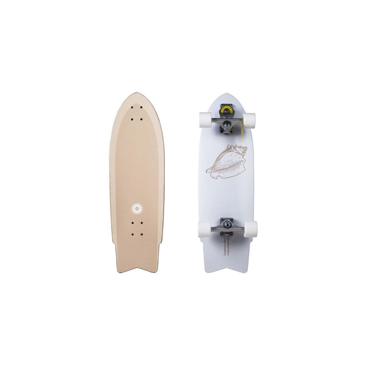 Summer-Vibes-White-Beach-Skateboard-Powered-by-Smoothstar-Surfskate