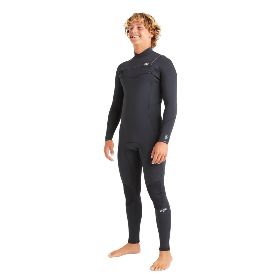 Billabong Mens Absolute Natural 3/2mm Chest Zip Neoprene Free Wetsuit