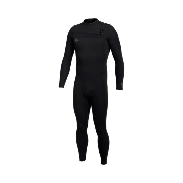 Black wetsuit on a white background