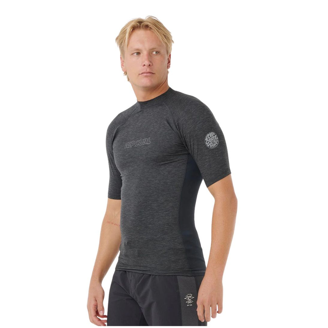 Rip Curl Dawn Patrol UPF Performance Mens Rash Vest - Short Sleeved