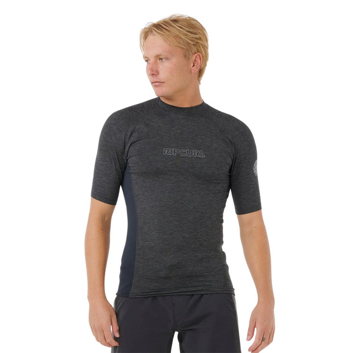 Rip Curl Dawn Patrol UPF Performance Mens Rash Vest - Short Sleeved