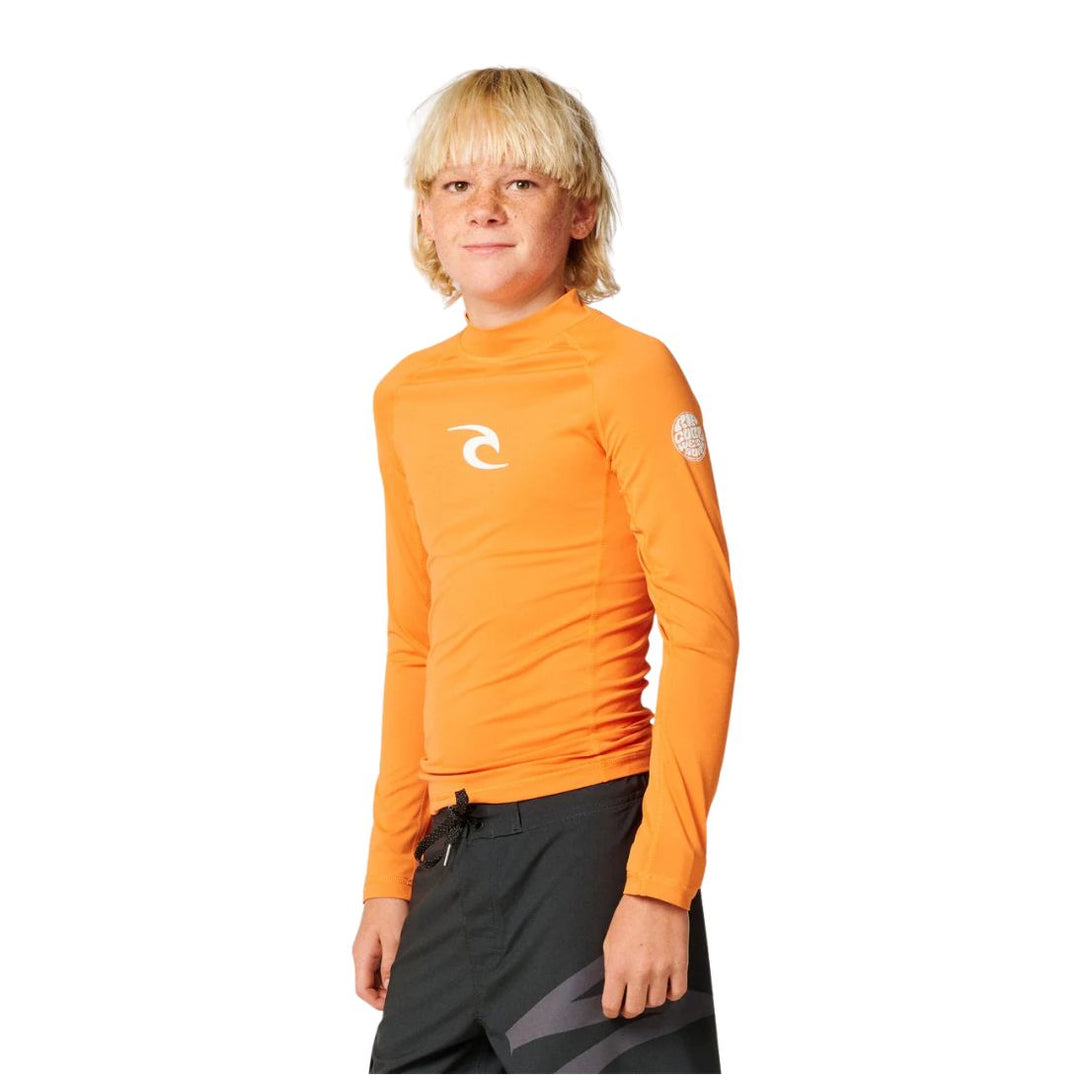 Rip Curl Waves Long Sleeve Kids Rash Vest
