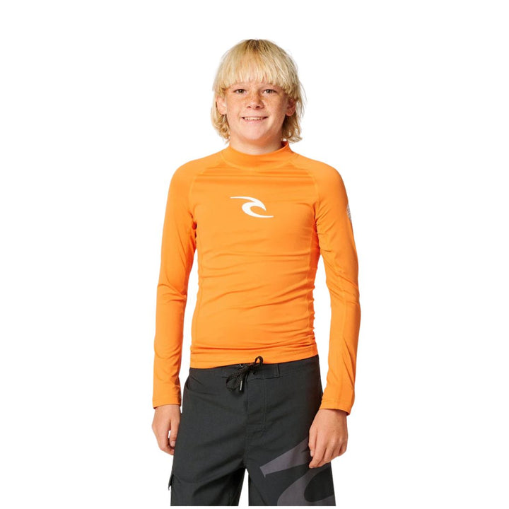 Rip Curl Waves Long Sleeve Kids Rash Vest