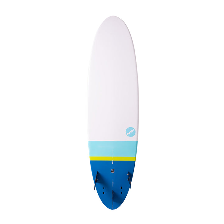 NSP Elements HDT Funboard Surfboard 7ft 2in Tail Dip Navy