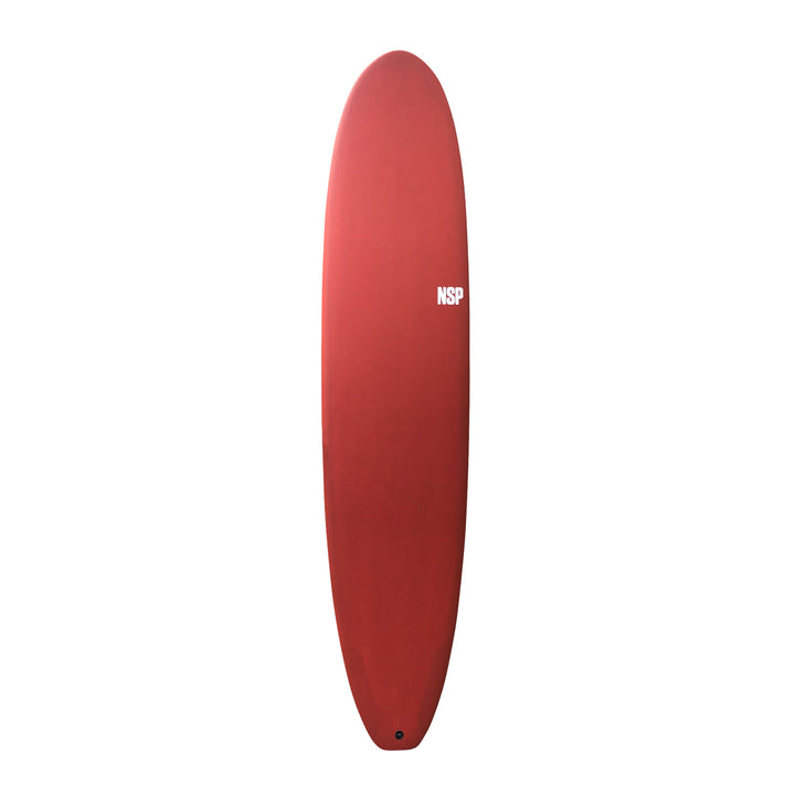 NSP Protech Longboard Surfboard 9ft Rot getönt