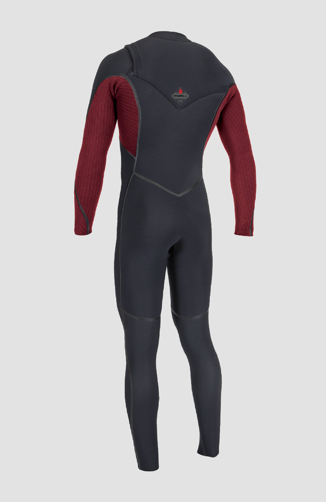 O'Neill Mens Hyperfreak Fire 4/3+mm Chest Zip Wetsuit