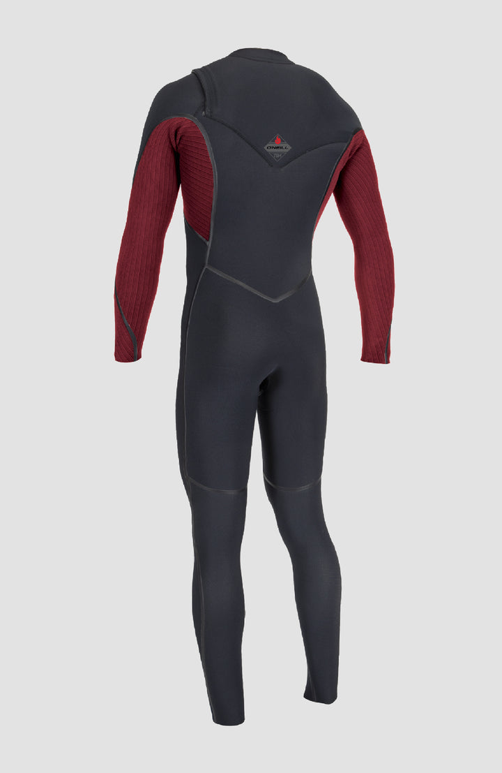 O'Neill Mens Hyperfreak Fire 4/3+mm Chest Zip Wetsuit
