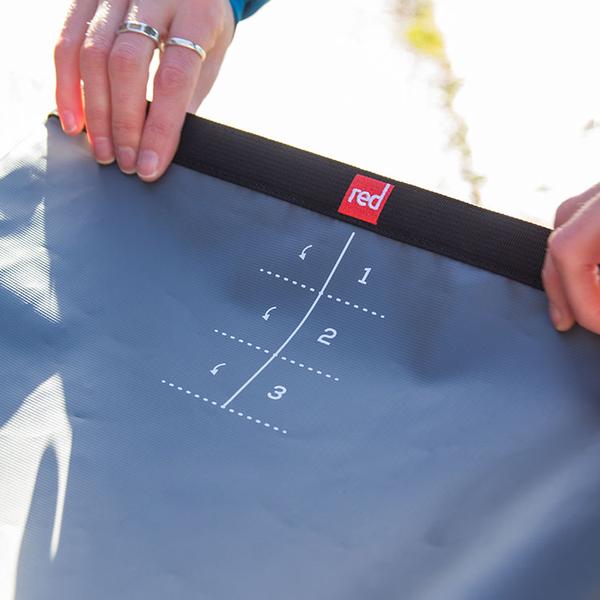 Roter Original Packsack mit Rollverschluss - 30 Liter