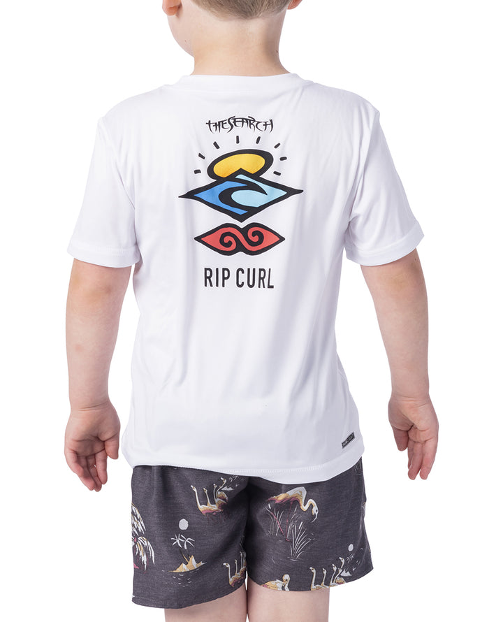 Rip Curl Kinder Grom Search SS Rash Vest