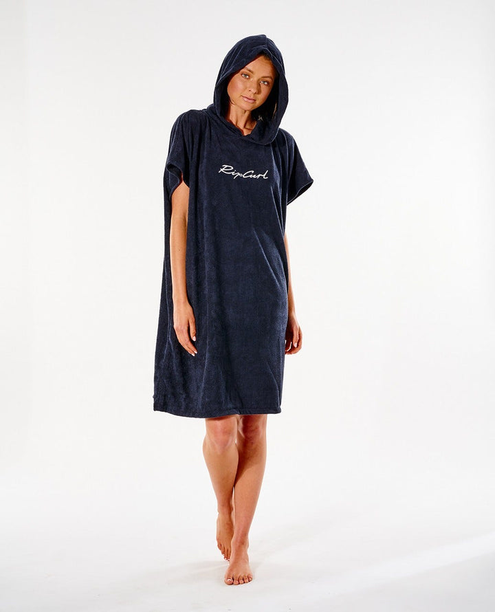 Poncho-Handtuch mit Kapuze und Rip Curl-Schriftzug