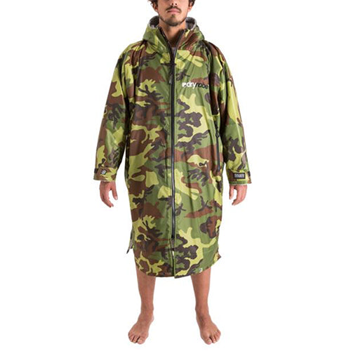 Dryrobe Advance Changing Robe Long Sleeved - Camo/Grey - Surfdock Watersports Specialists, Grand Canal Dock, Dublin, Ireland
