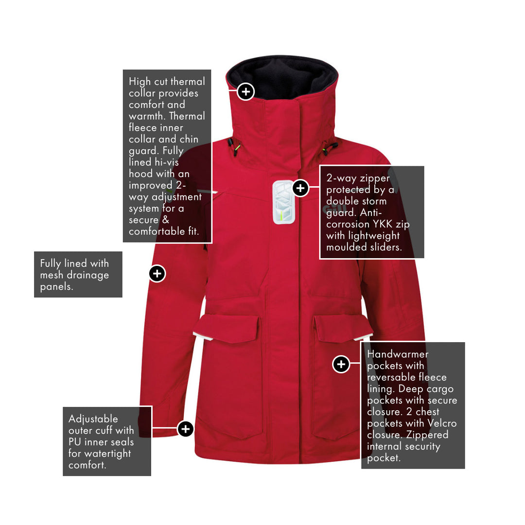 Gill OS2 Offshore-Segeljacke für Damen