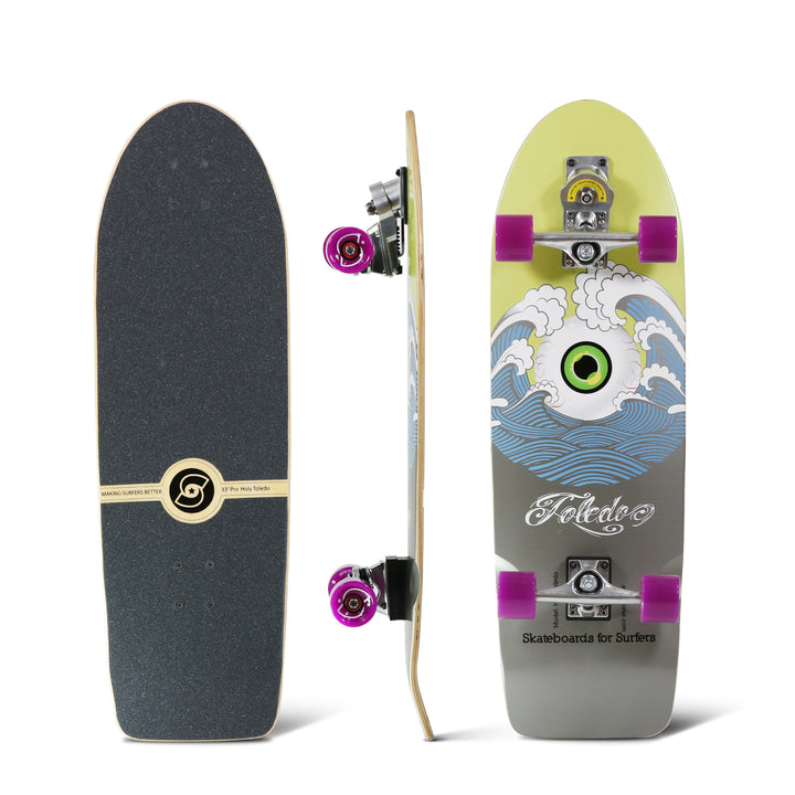 Smoothstar Holy Toledo 33-Zoll-Surftrainer-Skateboard